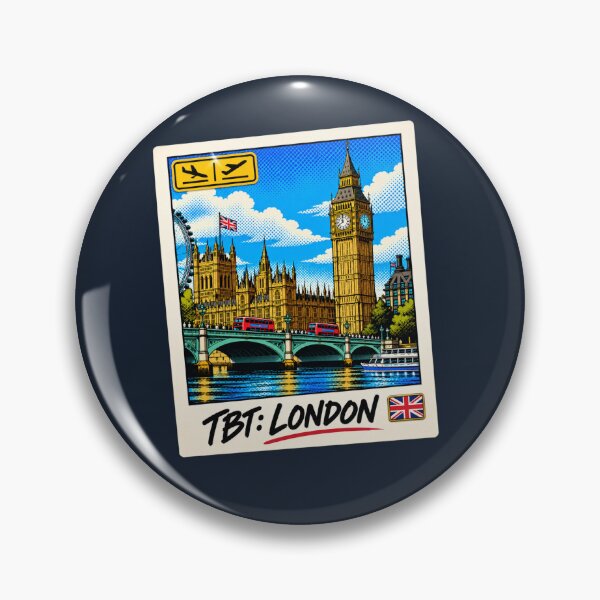 Item preview, TBT: London – Big Ben Vintage Polaroid Pop Art designed and sold by ByJeffro.