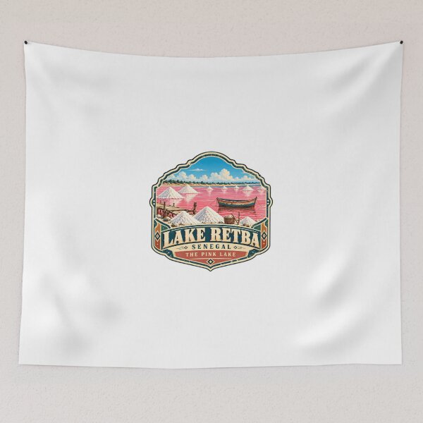 Item preview, Lake Retba Senegal The Pink Lake African Travel Destination designed and sold by JonesFlora2025.