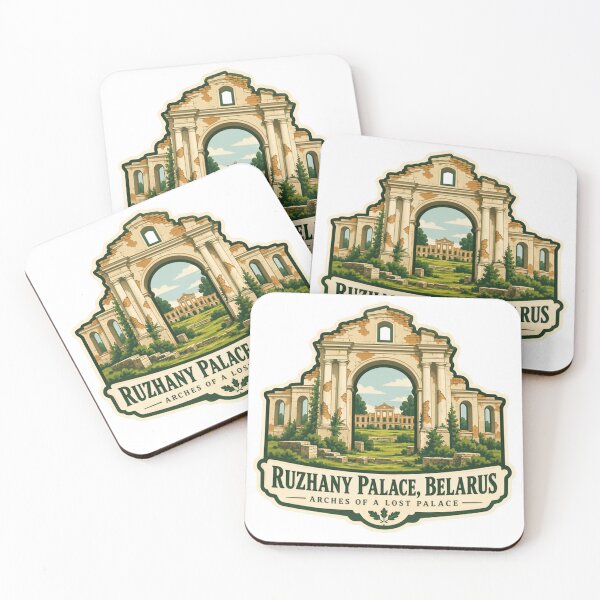 Item preview, Ruzhany Palace, Belarus Arches Of A Lost Palace Historic Landmark Travel Souvenir designed and sold by Simsimah26Parks.