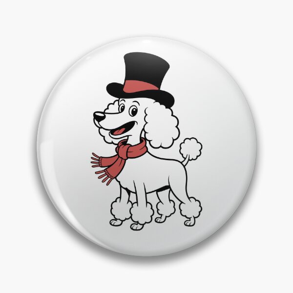 Item preview, Poodle Wearing a Top Hat designed and sold by theartfulaspie.