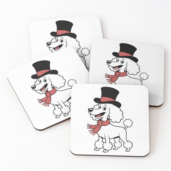 Item preview, Poodle Wearing a Top Hat designed and sold by theartfulaspie.