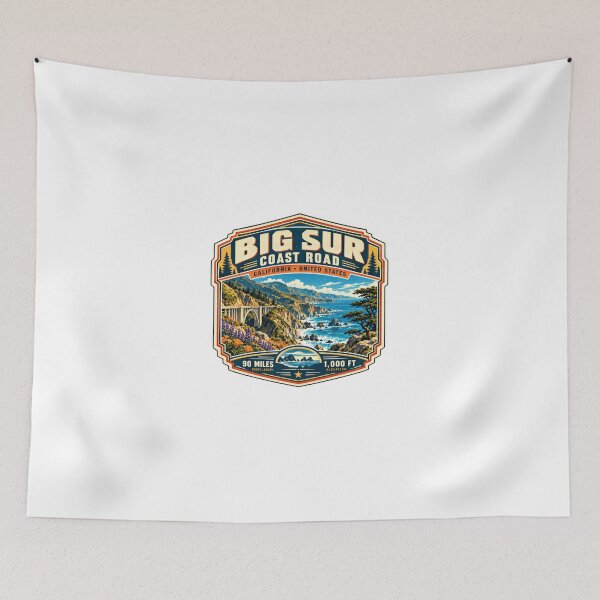 Item preview, Big Sur Coast Road California United States Travel Souvenir Road Trip designed and sold by JonesFlora2025.