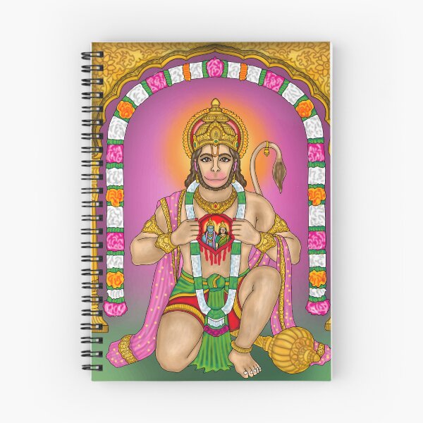 Item preview, Hanuman Digital Drawing | Hindu Monkey God Spiritual Artwork designed and sold by Harshit_Digital_Arts.