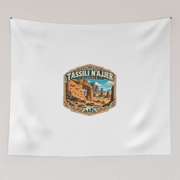 Item preview, Tassili N'Ajjer Algeria Travel Heritage Archeology Souvenir designed and sold by JonesFlora2025.