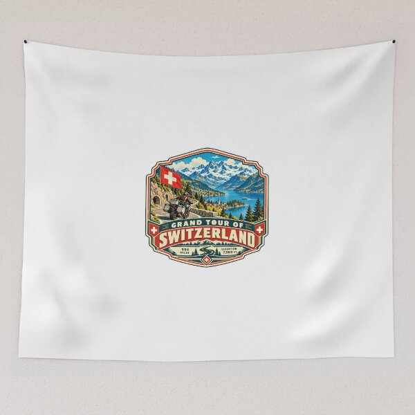 Item preview, Grand Tour Of Switzerland Motorcycle Touring Adventurer designed and sold by JonesFlora2025.