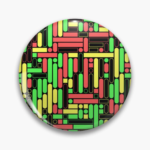 Item preview, DOS Dreams CGA Palette 2 - Geometric Pixel Puzzle Pattern designed and sold by Shiri Mor Arts.