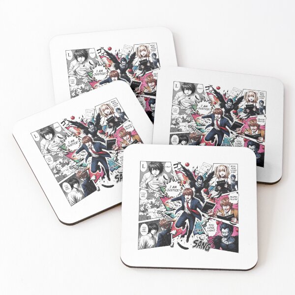 Aperçu de l'œuvre Collage de personnages de Death Note créée et vendue par LynnGablestore.