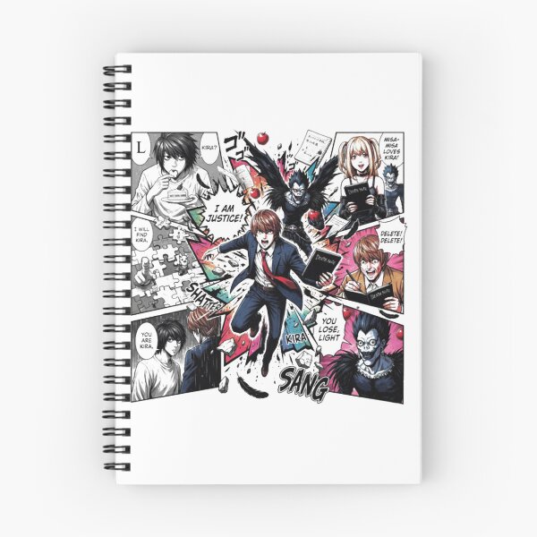 Artikelvorschau, Death Note Charaktercollage entworfen und verkauft von LynnGablestore.