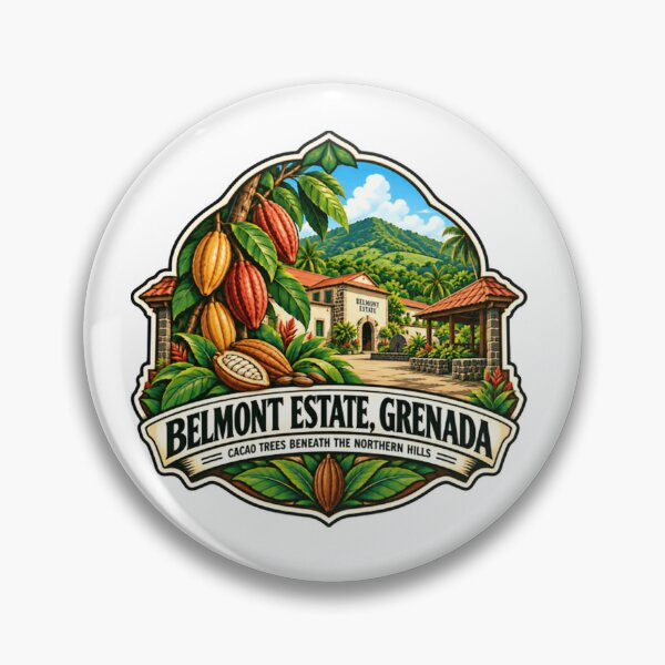 Item preview, Belmont Estate Granada Árboles de cacao Viajes al Caribe designed and sold by Simsimah26Parks.