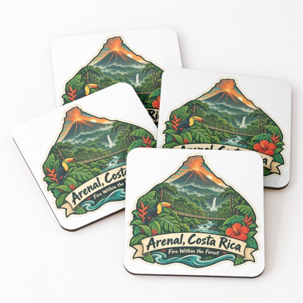 Item preview, Arenal Costa Rica Fire Within The Forest Travel Volcano Nature Destination designed and sold by Simsimah26Parks.
