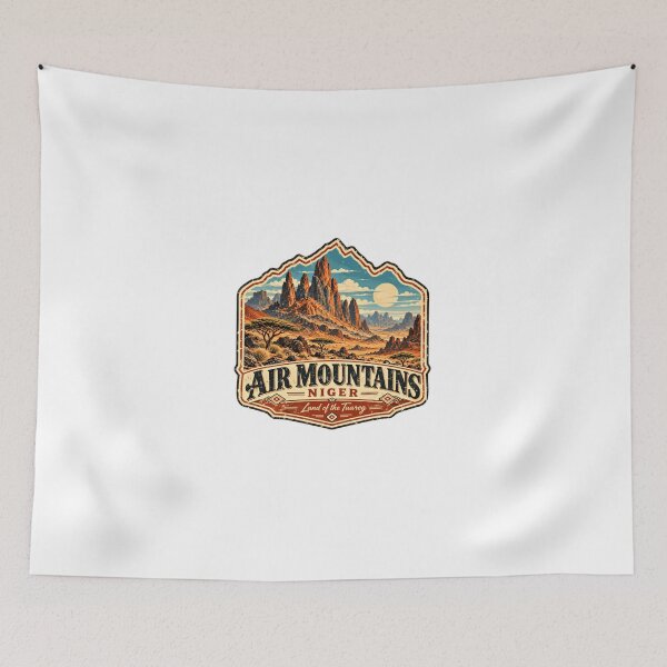 Item preview, Air Mountains Niger Land Of The Tuareg African Travel Adventure designed and sold by JonesFlora2025.
