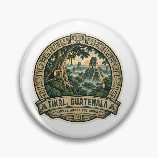 Item preview, Tikal, Guatemala Temples Above The Jungle Mayan History Traveler designed and sold by Simsimah26Parks.