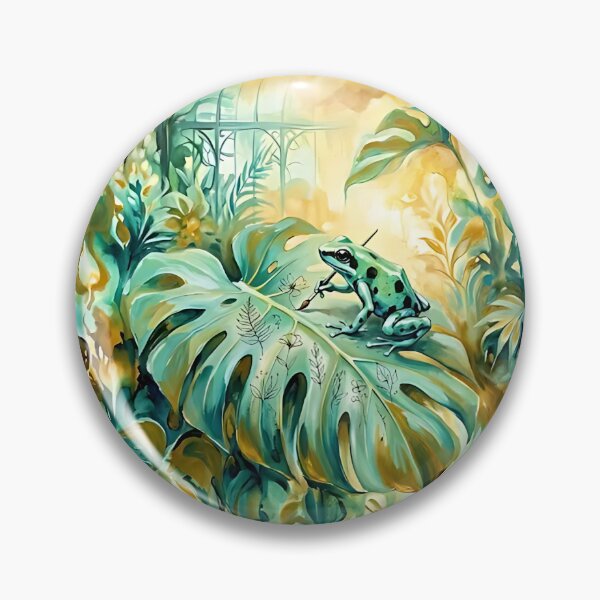 Item preview, Poison Dart Frog Botanist designed and sold by PictoVibe.