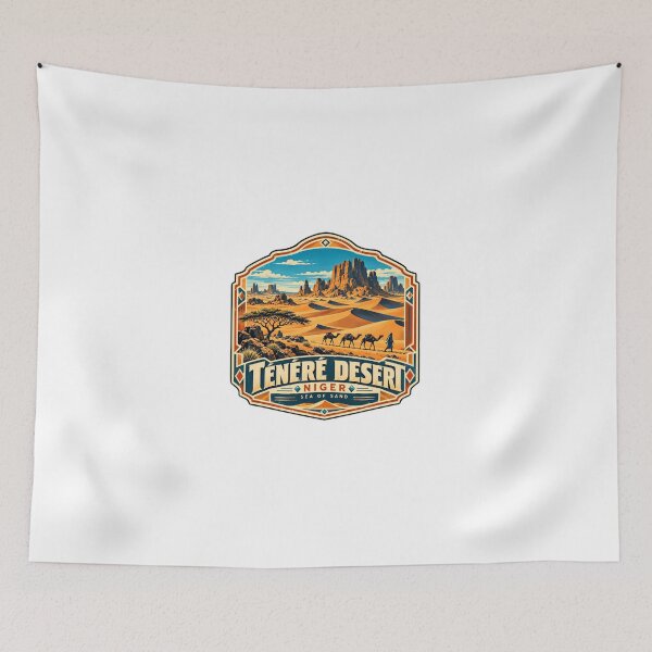 Item preview, Ténéré Desert Niger Sea Of Sand African Travel Geography designed and sold by JonesFlora2025.