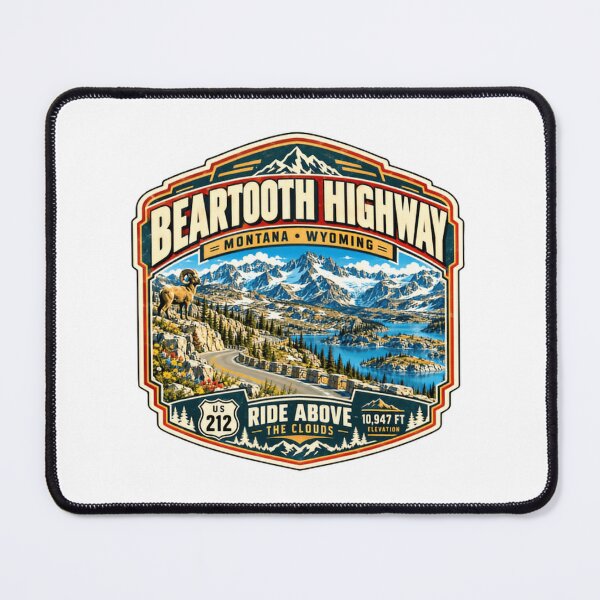 Item preview, Beartooth Highway Montana Wyoming Us 212 Ride Above The Clouds 10,947 Ft Elevation Scenic Road Trip designed and sold by JonesFlora2025.