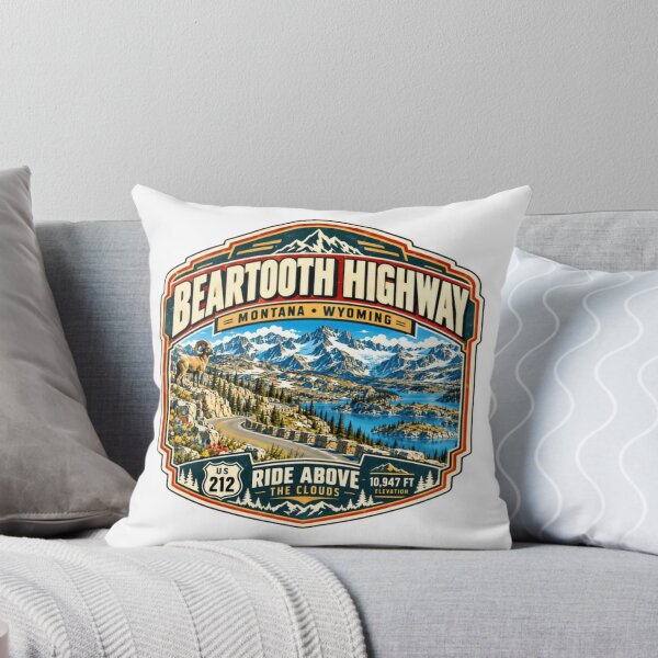 Item preview, Beartooth Highway Montana Wyoming Us 212 Ride Above The Clouds 10,947 Ft Elevation Scenic Road Trip designed and sold by JonesFlora2025.