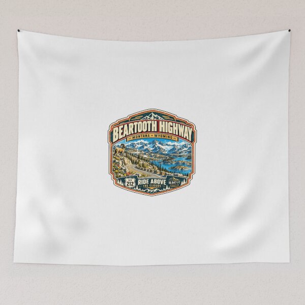 Item preview, Beartooth Highway Montana Wyoming Us 212 Ride Above The Clouds 10,947 Ft Elevation Scenic Road Trip designed and sold by JonesFlora2025.