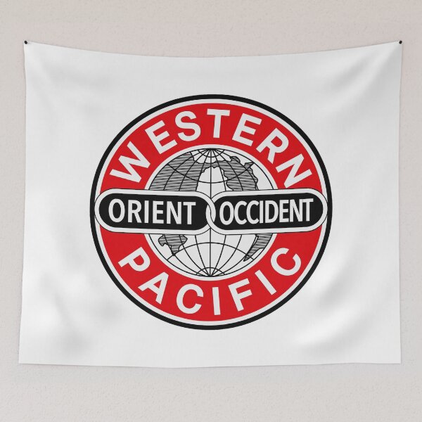 Artikelvorschau, Westpazifisches Orient-Okzident-Logo von 1903 entworfen und verkauft von Trains-and-Rail.