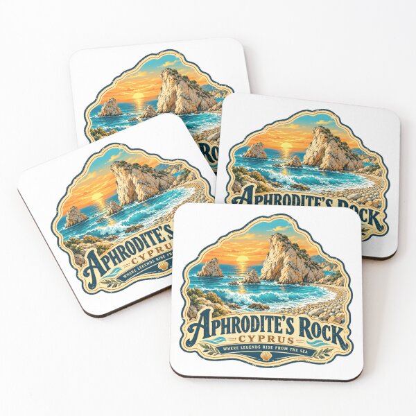 Item preview, Aphrodite's Rock Cyprus Where Legends Rise From The Sea Greek Mythology Travel Souvenir designed and sold by JonesFlora2025.