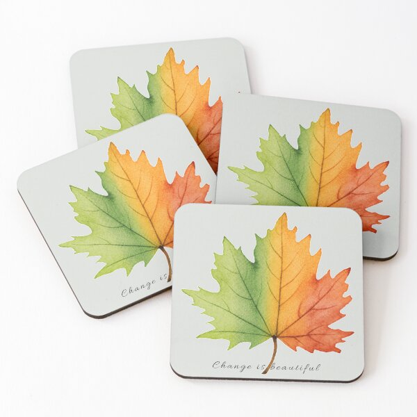 Item preview, Change is beautiful - leaf changing colors designed and sold by 247DesignStudio.