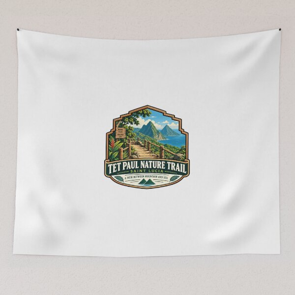 Item preview, Tet Paul Nature Trail Saint Lucia Higher Views Brighter Days Caribbean Hiking Vacation designed and sold by Simsimah26Parks.