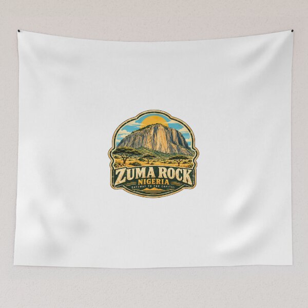Item preview, Roca Zuma, Nigeria: Puerta de entrada a la capital. Emblema turístico africano. designed and sold by JonesFlora2025.