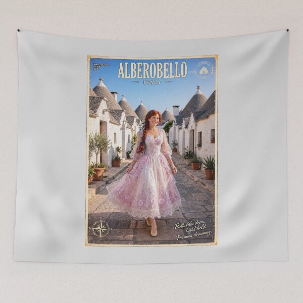 Item preview, Italy — Alberobello — Fairytale Trulli designed and sold by DibujandoPorfa.