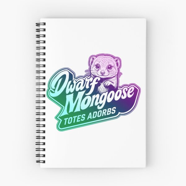 Item preview, Cute Dwarf Mongoose - Totes Adorbs Retro Gradation Art designed and sold by LOVEARTDESIGN.