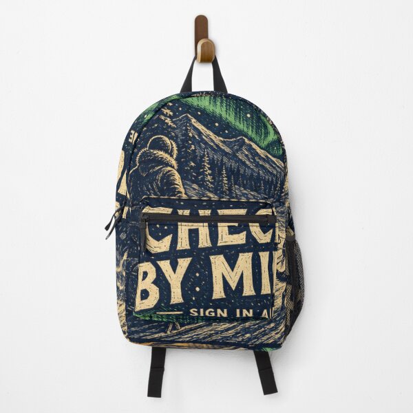 Item preview, Checkpoint By Midnight Sled Dog Musher Poster Art designed and sold by BoosterShop.