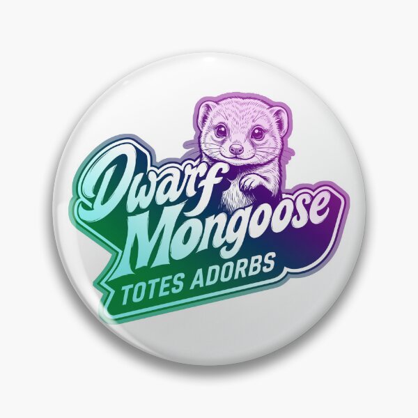 Item preview, Cute Dwarf Mongoose - Totes Adorbs Retro Gradation Art designed and sold by LOVEARTDESIGN.