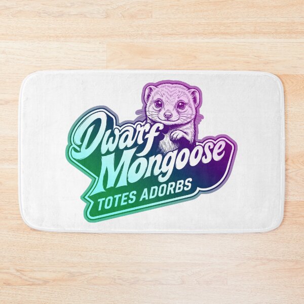 Item preview, Cute Dwarf Mongoose - Totes Adorbs Retro Gradation Art designed and sold by LOVEARTDESIGN.