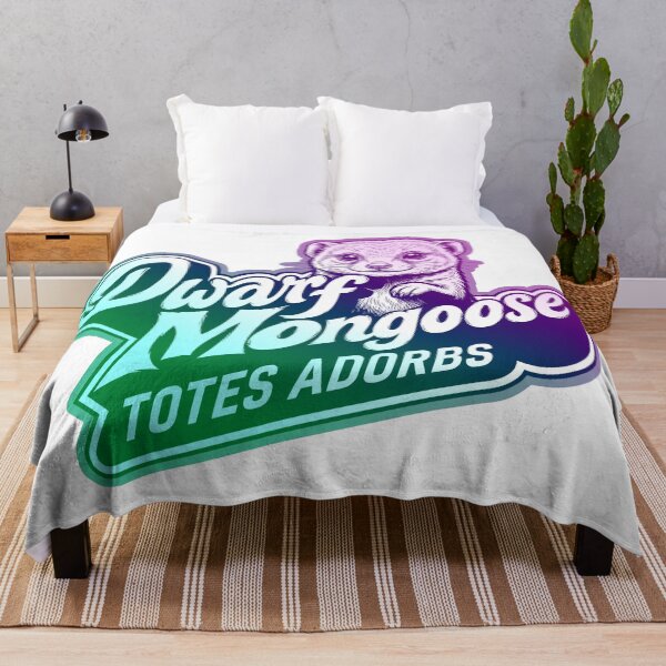 Item preview, Cute Dwarf Mongoose - Totes Adorbs Retro Gradation Art designed and sold by LOVEARTDESIGN.