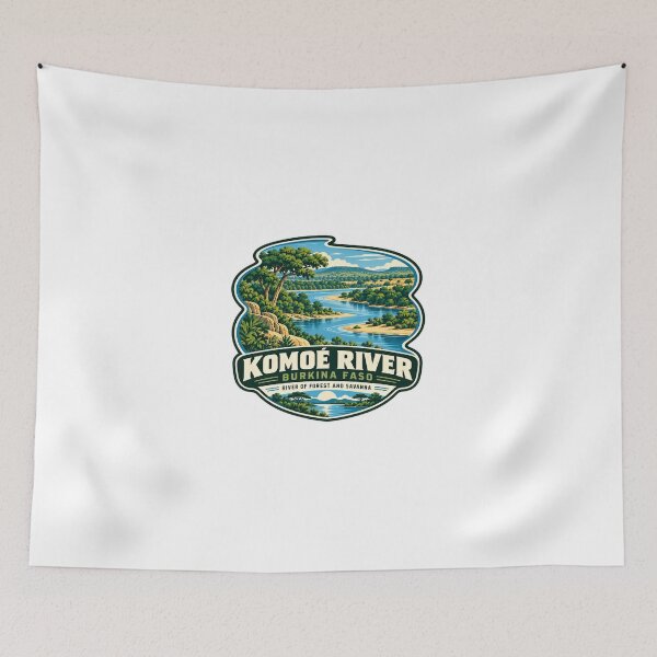 Item preview, Komoé River Burkina Faso African Travel Landscape designed and sold by Simsimah26Parks.