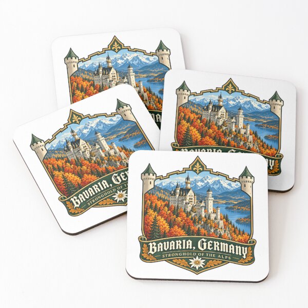 Item preview, Bavaria, Germany Stronghold Of The Alps German Travel Souvenir Castle designed and sold by Simsimah26Parks.