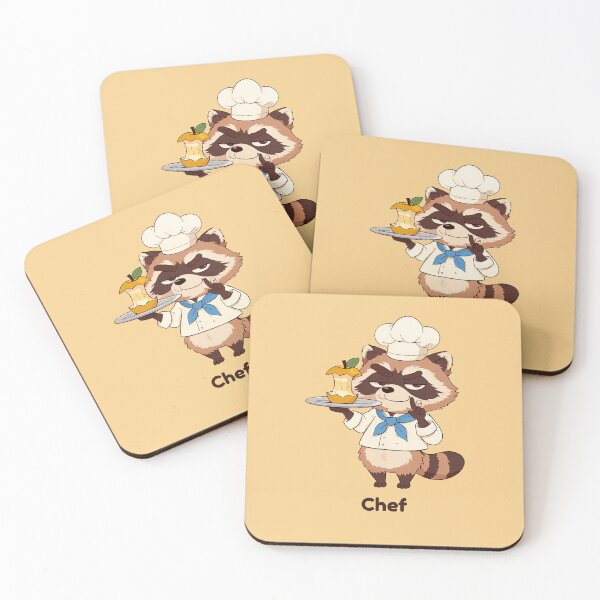 Item preview, Funny raccoon chef designed and sold by Tiny Ambitions.