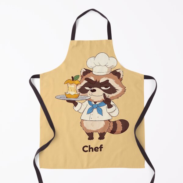 Item preview, Divertido chef mapache designed and sold by Tiny Ambitions.