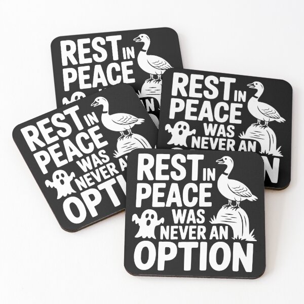 Item preview, Rest in Peace Was Never an Option designed and sold by theartfulaspie.