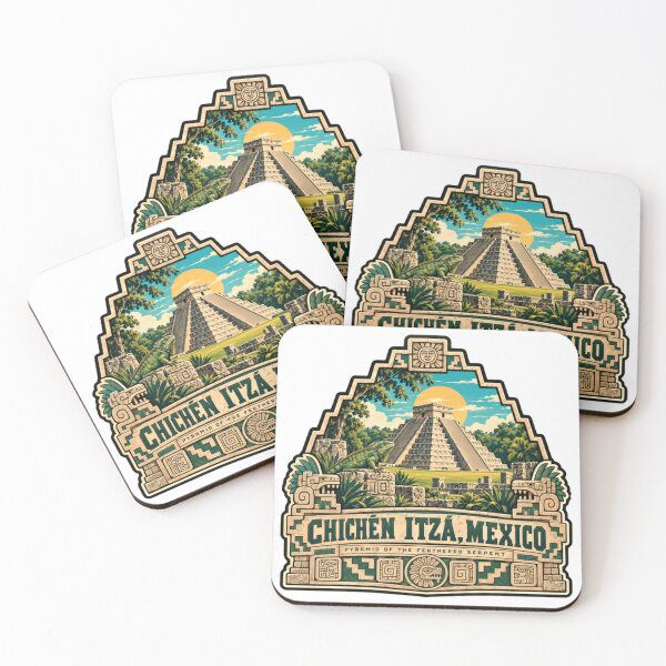 Item preview, Chichen Itza, Mexico Pyramid Of The Feathered Serpent Ancient Mayan Travel Souvenir designed and sold by Simsimah26Parks.