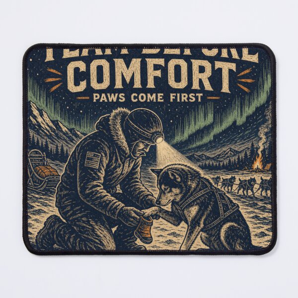 Item preview, Team Before Comfort Musher Dog Paw Care Art designed and sold by BoosterShop.