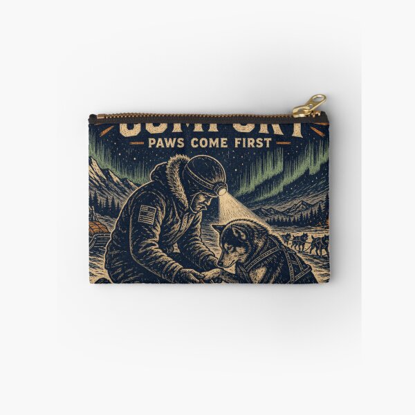 Artikelvorschau, Team Before Comfort – Musher Pfotenpflege Motiv entworfen und verkauft von BoosterShop.