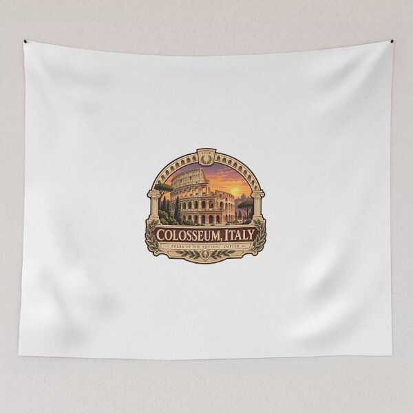 Aperçu de l'œuvre Colisée, Italie Arène de l'ancien empire SPQR Souvenir de voyage sur l'histoire romaine créée et vendue par Simsimah26Parks.