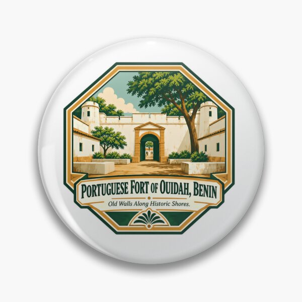 Item preview, Portuguese Fort Of Ouidah, Benin Old Walls Along Historic Shores African History Travel Landmark designed and sold by Simsimah26Parks.