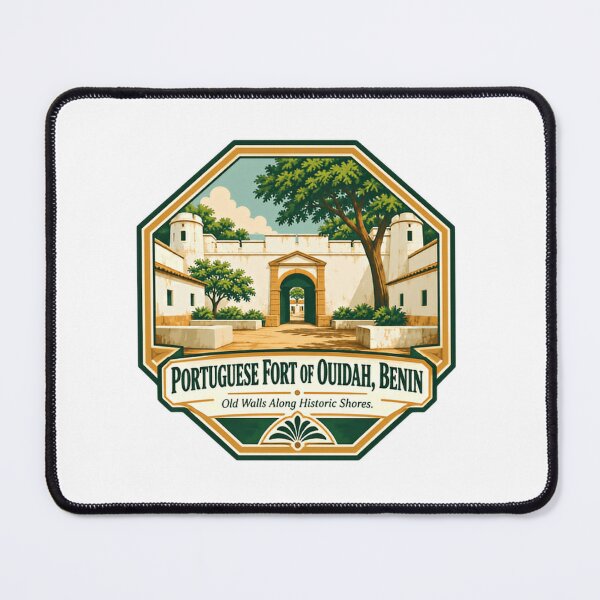 Item preview, Portuguese Fort Of Ouidah, Benin Old Walls Along Historic Shores African History Travel Landmark designed and sold by Simsimah26Parks.