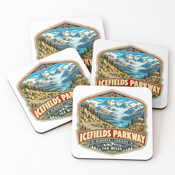 Item preview, Icefields Parkway Alberta Canada 144 Miles Canadian Rockies National Park Travel designed and sold by JonesFlora2025.