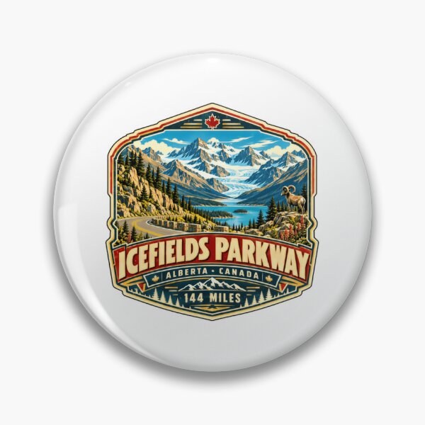 Item preview, Icefields Parkway Alberta Canada 144 Miles Canadian Rockies National Park Travel designed and sold by JonesFlora2025.