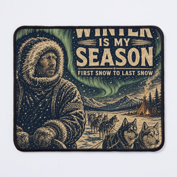 Item preview, Winter Is My Season Musher Winter Parka Art designed and sold by BoosterShop.