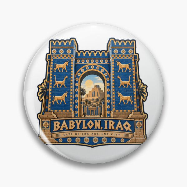 Aperçu de l'œuvre Babylone, Irak Porte de la ville antique Mésopotamie antique Archéologie Histoire créée et vendue par Simsimah26Parks.