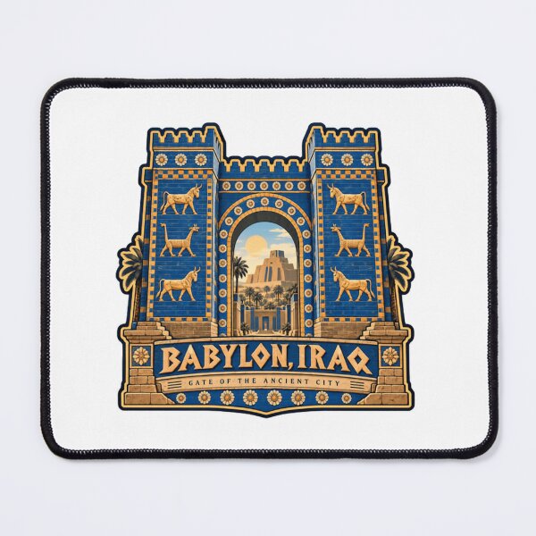 Item preview, Babylon, Iraq Gate Of The Ancient City Ancient Mesopotamia Archaeology History designed and sold by Simsimah26Parks.