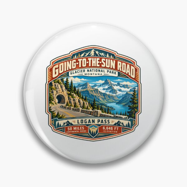 Item preview, Going-To-The-Sun Road Glacier National Park Montana Logan Pass Vacation designed and sold by JonesFlora2025.