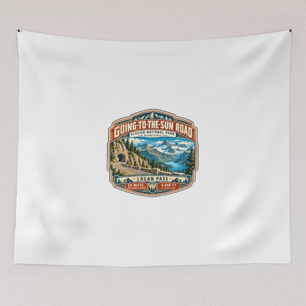 Item preview, Going-To-The-Sun Road Glacier National Park Montana Logan Pass Vacation designed and sold by JonesFlora2025.
